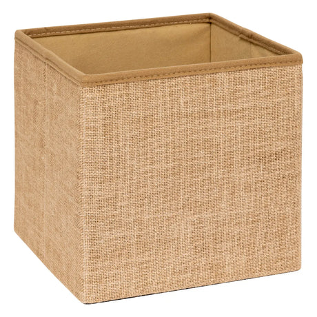 Puf pliabil 5five Mix &amp; Modul, material textil cu efect de iută, 31x31 cm