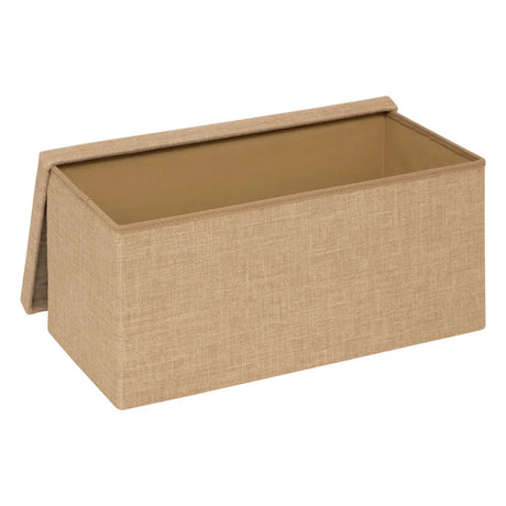 Puf dublu pliabil 5five Mix &amp; Modul, material textil cu efect de iută
