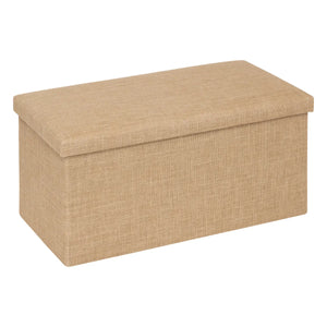 Puf dublu pliabil 5five Mix &amp; Modul, material textil cu efect de iută