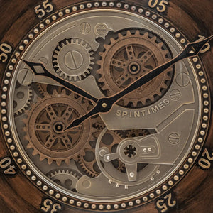 Ceas de perete Atmosphera Yoni, Mecanism, Ø59 cm, Metal