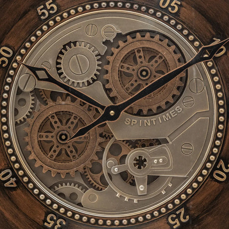 Ceas de perete Atmosphera Yoni, Mecanism, Ø59 cm, Metal