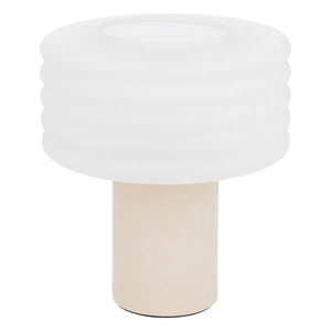 Lampă de masă atmosferă Asti, sticlă, 36 cm