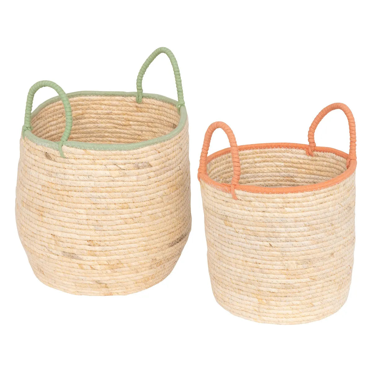 Set de coșuri pliabile Atmosphera Wild Romance, H.24/26 cm, 2 buc.