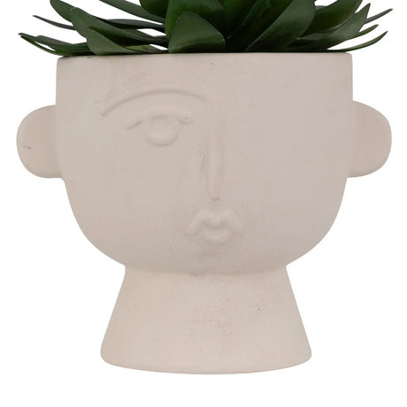Plantă artificială Atmosphera Dusty Succulent, 22 cm, diverse specii