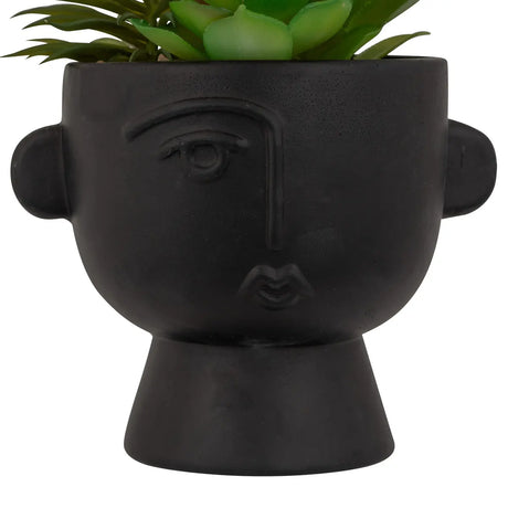 Plantă artificială Atmosphera Dusty Succulent, 22 cm, diverse specii