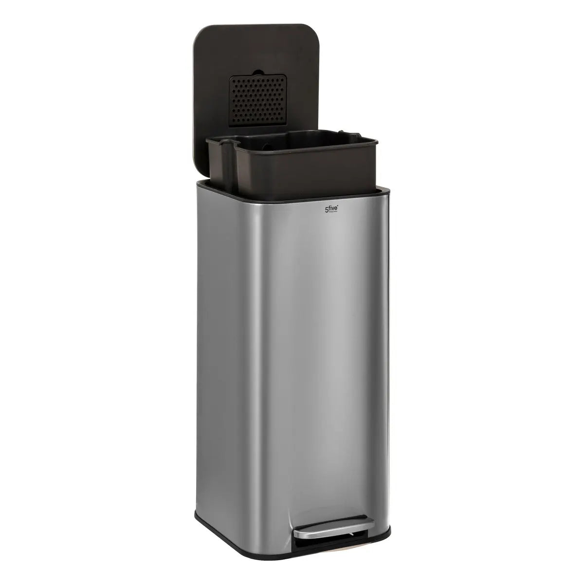 Coș 5five Delta Square, Metal, 30 L