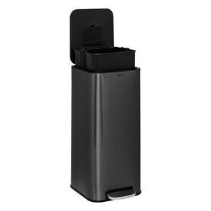 Coș 5five Delta Square, Metal, 30 L
