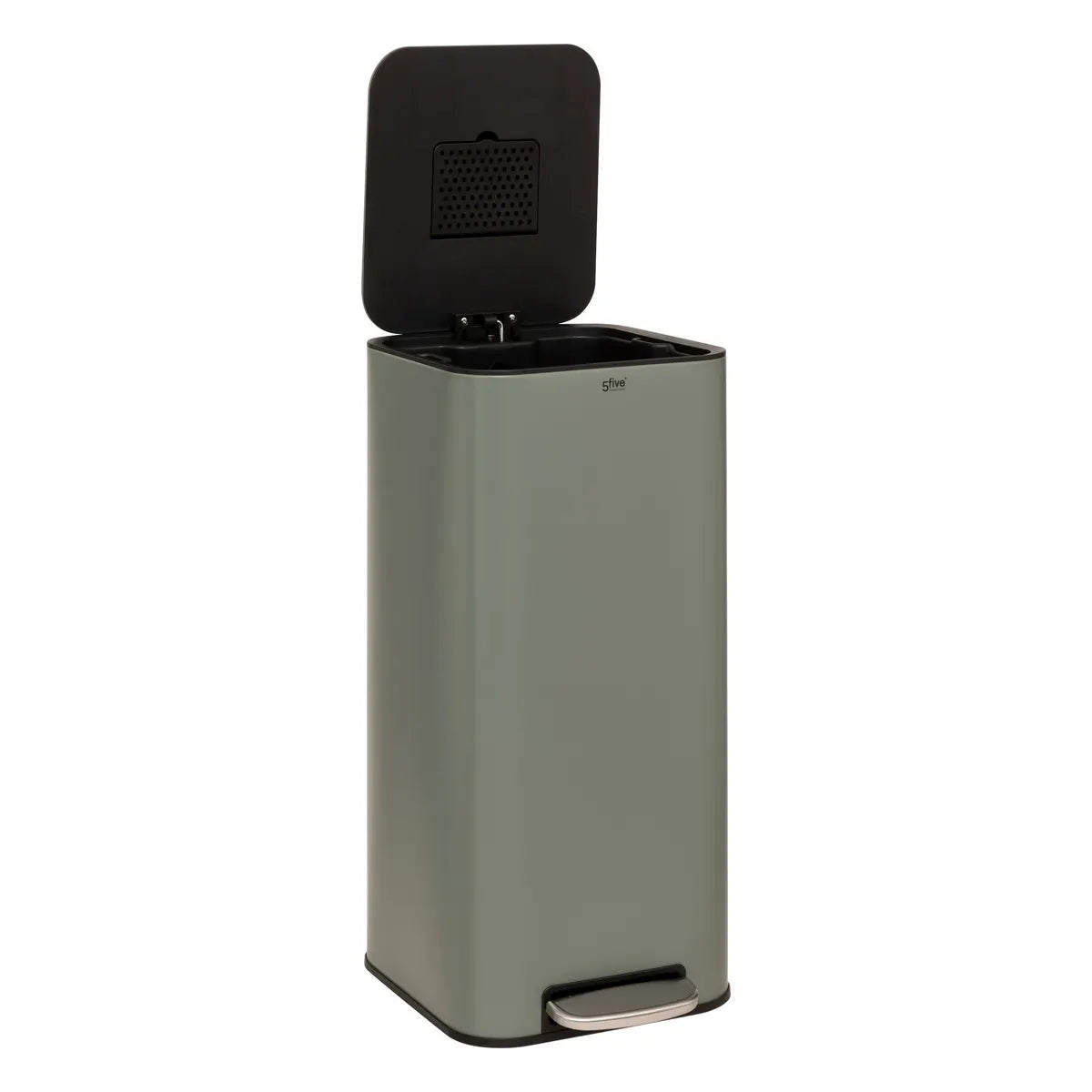 Coș 5five Delta Square, Metal, 30 L