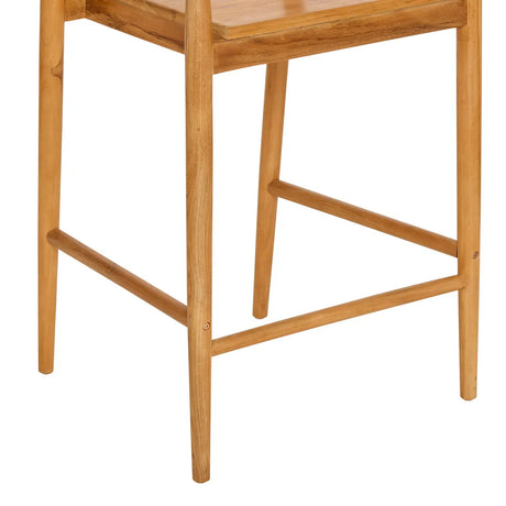 Scaun de bar Atmosphera Miyako, 70 cm, lemn de tec