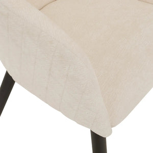 Scaun de sufragerie cu cotiere Atmosphera Marlo, Chenille