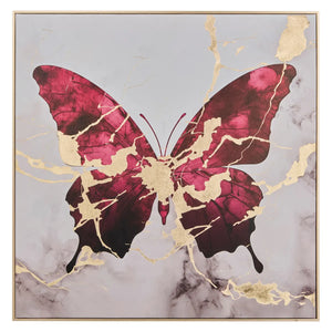Pictură Atmosphera Hilo, Fluturi 60x60 cm, Modele asortate