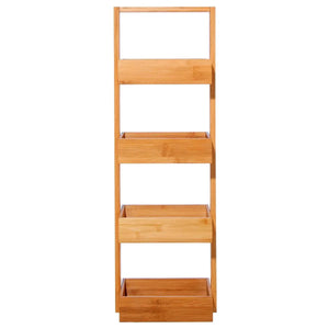 Raft 5five pe roți, Bambus, 4 niveluri