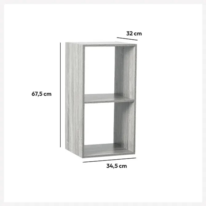 Рафт 5five Mix'n Modul, 2 отделения, MDF, 35x32x68 cm