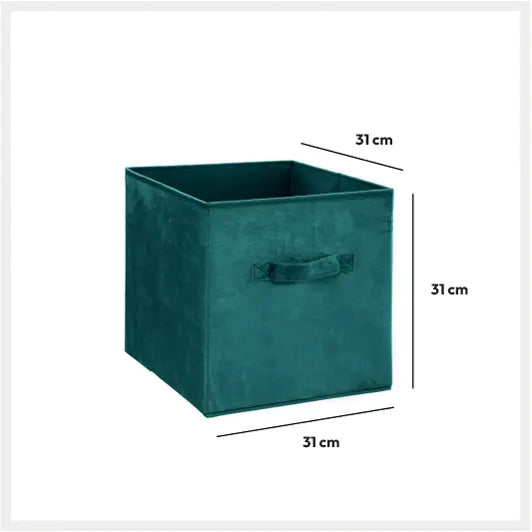 Cutie de depozitare 5five Mix &amp; Modul, Catifea, 31x31 cm