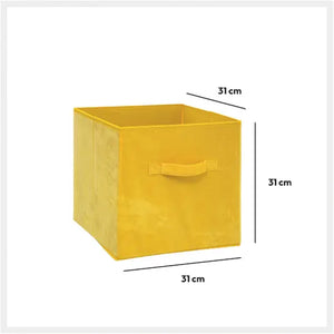 Cutie de depozitare 5five Mix &amp; Modul, Catifea, 31x31 cm