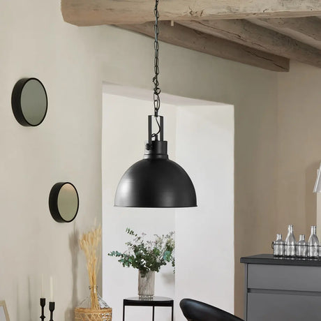 Pandantiv Atmosphere din bazalt, 30 cm, metal