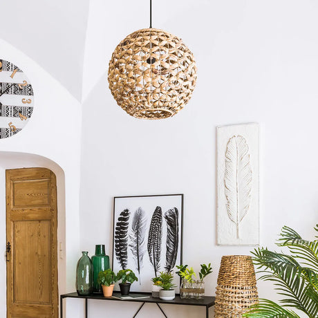 Lampă suspendată Atmosphera Sand, 38 cm, Zambilă de apă