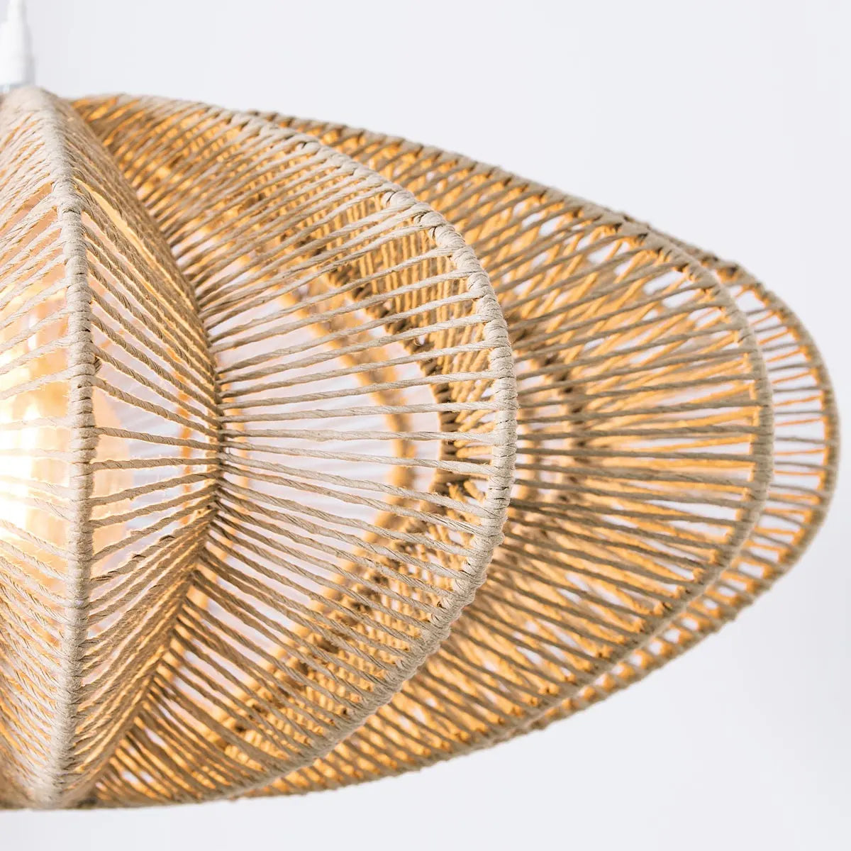 Lampă suspendată Tery, 57 cm, hârtie