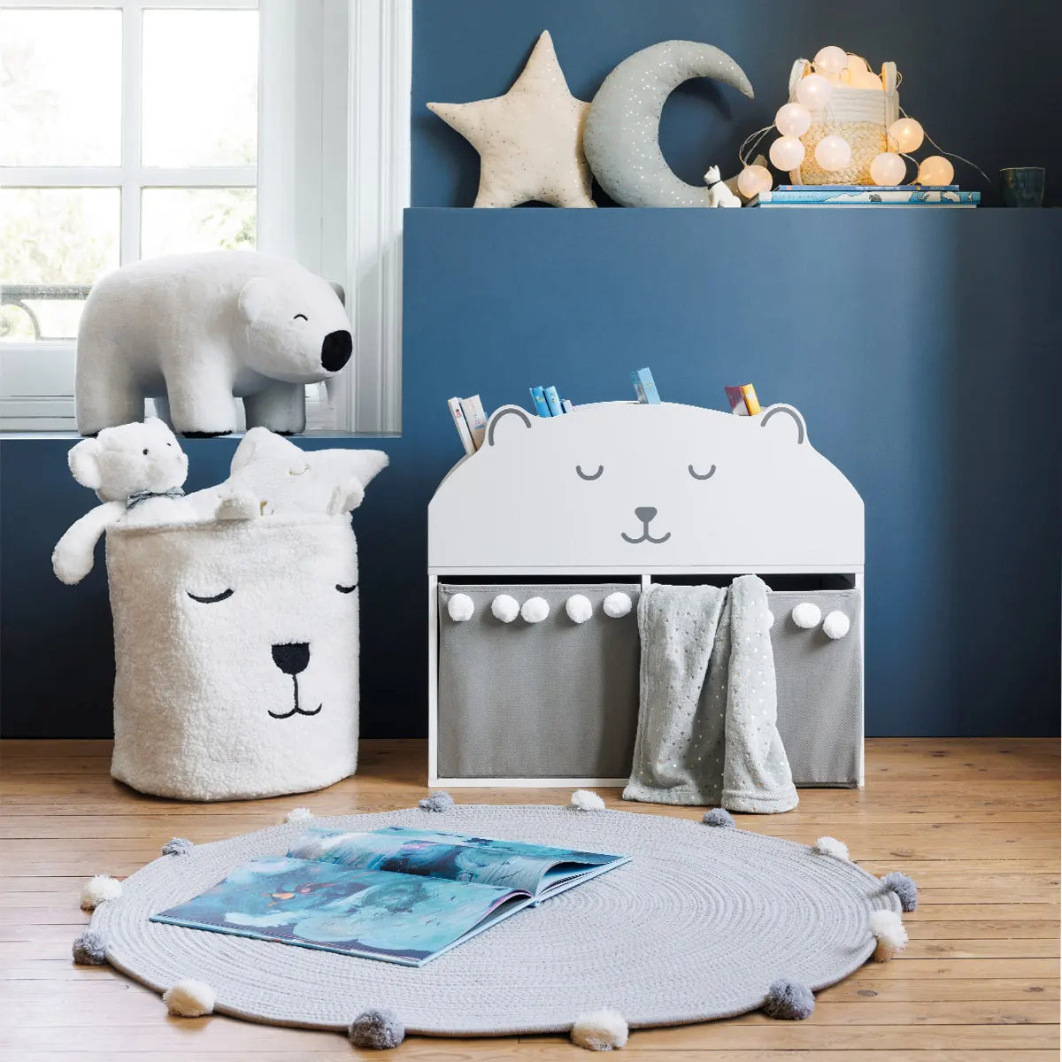 Dulap de depozitare pentru copii Atmosphera Teddy, MDF