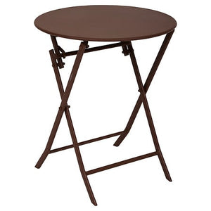 Round folding table Greensboro 2 seats ebony