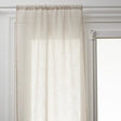 Set of 2 Fred sheer curtains 60 x 120 cm linen-coloured