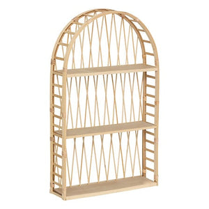 Рафт за стена atmosphera Anahi, MDF, Бамбук, 74x45 см