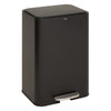 Кош за боклук 5five Delta, Метал, 50L, Черен