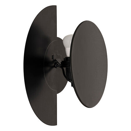 Lampă de perete Atmosphere Mysti, 30,5 cm, Negru