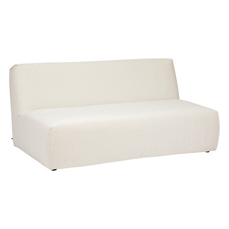 Canapea modulară cu două locuri Atmosphera Kiona, Boucle, 165x99x75 cm