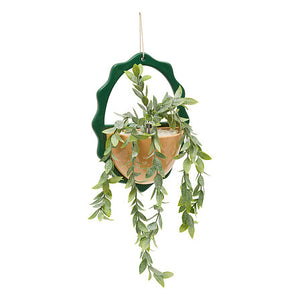 Plantă artificială Atmosphera Chéri suspendată, 40 cm, diverse specii