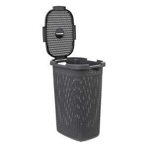 Кош за пране 5five, Полипропилен, 60L, Сив