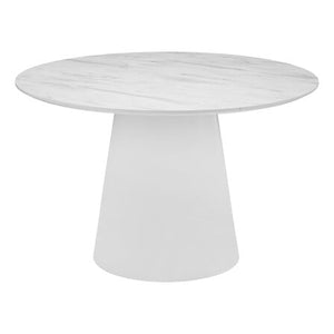 Masă de dining Atmosphera Taquari, Alb, 120 cm