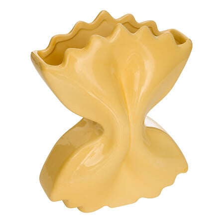 Ваза atmosphera Della Pasta, Керамика, 21.5 cm, Жълта
