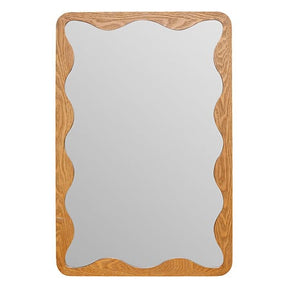 Вълнообразно огледало atmosphera Tinny, MDF, 91 x 61 cm, Кафяво