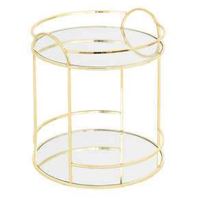 Декоративна табла с огледало atmosphera Feel Mirror, Златна, H24