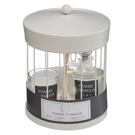 Retro merry-go-round cage gift set