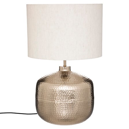 Lampă de masă Atmosphere Kais, Înălțime 52 cm, Metal ivoriu