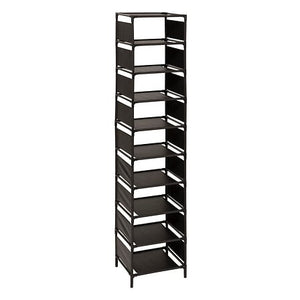 Етажерка за обувки 5five Intissa, 10 чифта, Черна, 160.5 cm
