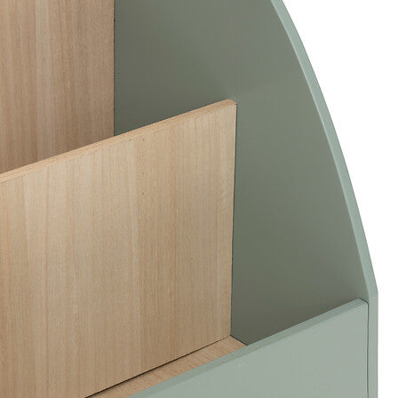 Bibliotecă pentru copii Atmosphera Leopard, MDF, Verde