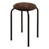 Табуретка 5five Velvy, Метал и кадифе, Кафява, 38 cm