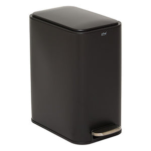 Кош за боклук 5five Delta Slim, Метал, 20L, Черен