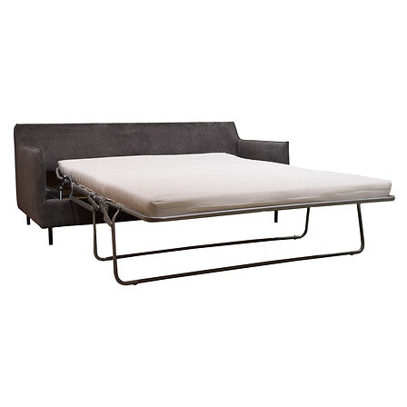 Canapea extensibilă cu trei locuri Atmosphera Maple, Gri, 192x98x87 cm