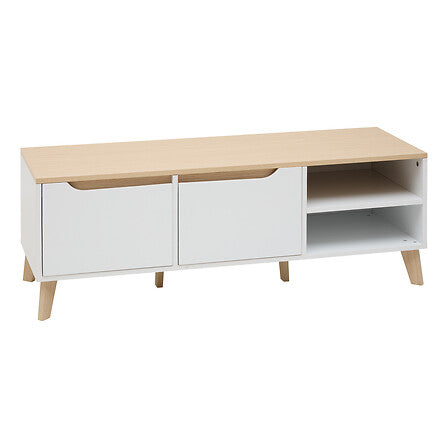ТВ шкаф 5five Luma, MDF, Бял, 120 cm
