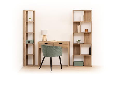 Етажерка с две рафтове 5five Novia, Бежова, 179 cm