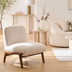 Fotoliu Atmosphera Liora, Boucle, Ivory