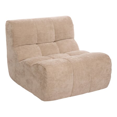 Canapea modulara comprimata atmosfera Miroa, Chenille, Bej
