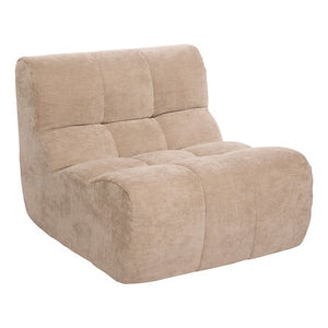 Canapea modulara comprimata atmosfera Miroa, Chenille, Bej
