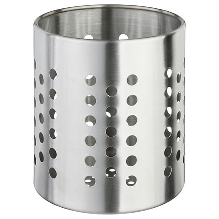 Stainless steel cutlery drainer