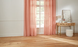 Sheer curtain Paxta 135 x 240 cm terracotta