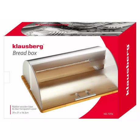 Cutie pentru pâine Klausberg 7096, 39 x 31 x 16,3 cm, Lemn, Ecologică